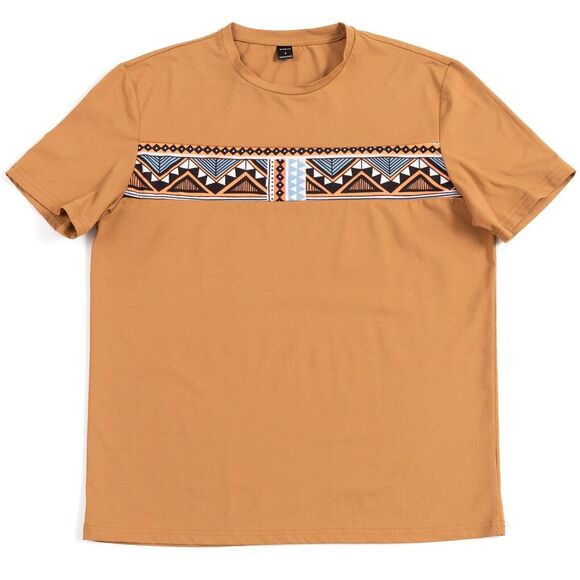 SHEIN Other - Shein Performance Stretch Mens Aztec Southwestern Graphic T Shirt Size‎ Large